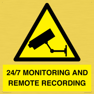 24/7 MONITORING AND REMOTE RECORDING